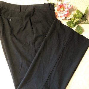 Wide Leg Black Dress Pants